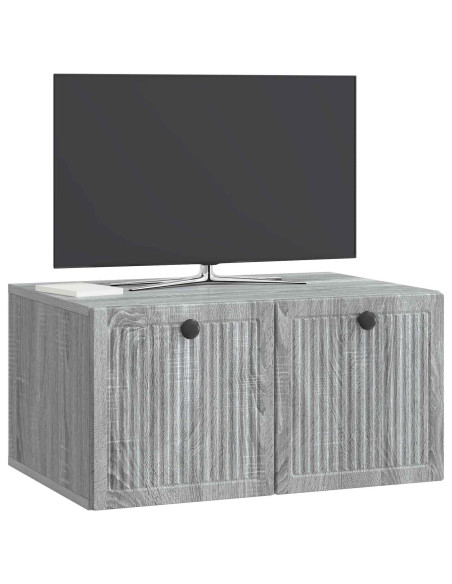 Mobile Porta TV da Muro Grigio Sonoma 59,5 x 41 x 30 cm