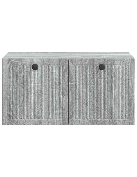 Mobile Porta TV da Muro Grigio Sonoma 59,5 x 41 x 30 cm