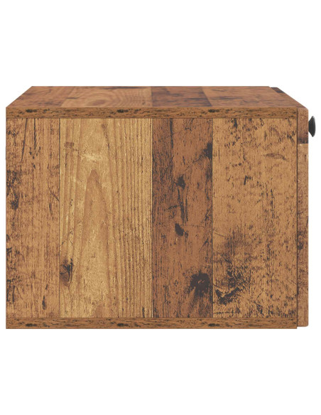Mobile Porta TV da Muro Legno antico 59,5 x 41 x 30 cm