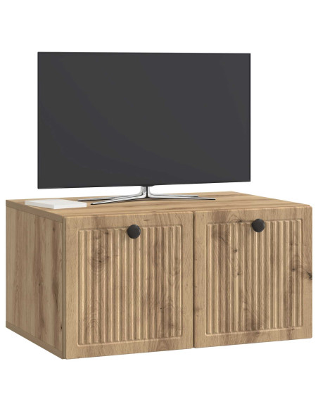 Mobile Porta TV da Muro Rovere Artigianale 59,5 x 41 x 30 cm