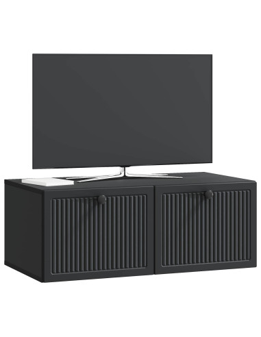 Mobile Porta TV da Muro Nero 78,5 x 41 x 30 cm
