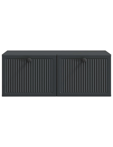 Mobile Porta TV da Muro Nero 78,5 x 41 x 30 cm