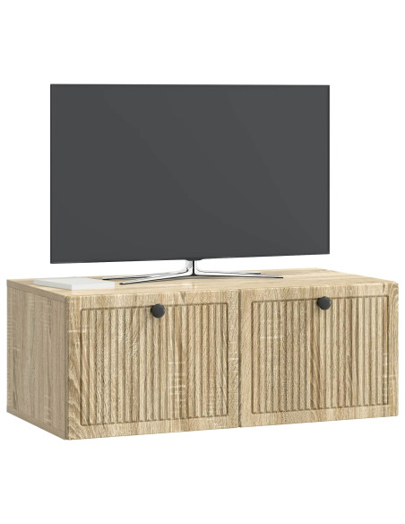 Mobile Porta TV da Muro Rovere Sonoma 78,5 x 41 x 30 cm