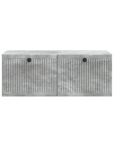 Mobile Porta TV da Muro Grigio Cemento 78,5 x 41 x 30 cm