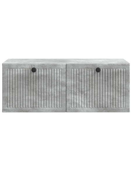 Mobile Porta TV da Muro Grigio Cemento 78,5 x 41 x 30 cm