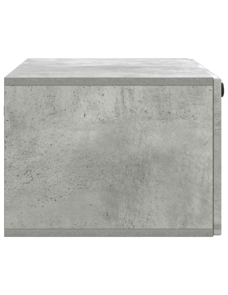 Mobile Porta TV da Muro Grigio Cemento 78,5 x 41 x 30 cm