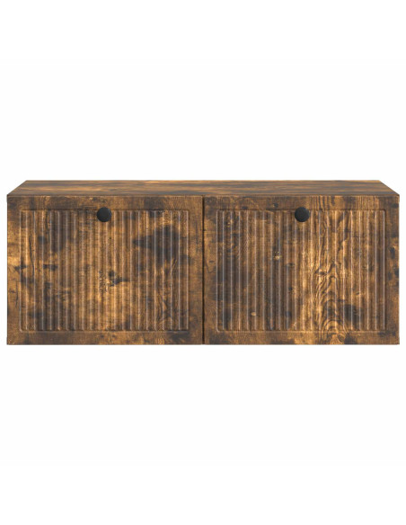 Mobile Porta TV da Muro Rovere Fumo 78,5 x 41 x 30 cm