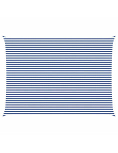 Vela da ombra solare Blu e Bianco 7 x 5 m 2