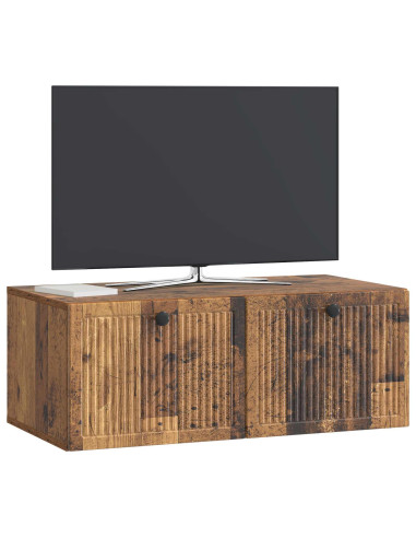 Mobile Porta TV da Muro Legno antico 78,5 x 41 x 30 cm