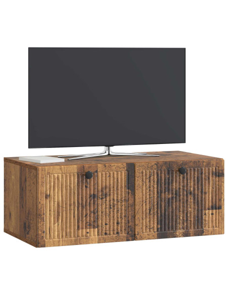 Mobile Porta TV da Muro Legno antico 78,5 x 41 x 30 cm