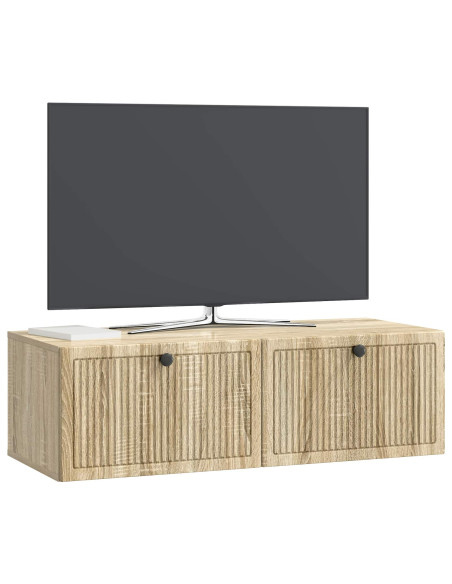 Mobile Porta TV da Muro Rovere Sonoma 98 x 41 x 30 cm