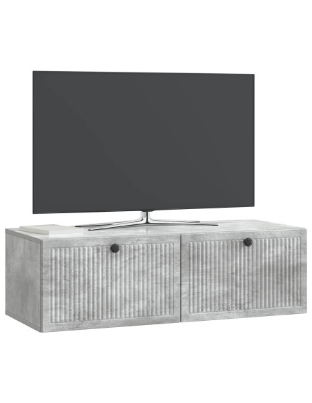 Mobile Porta TV da Muro Grigio Cemento 98 x 41 x 30 cm