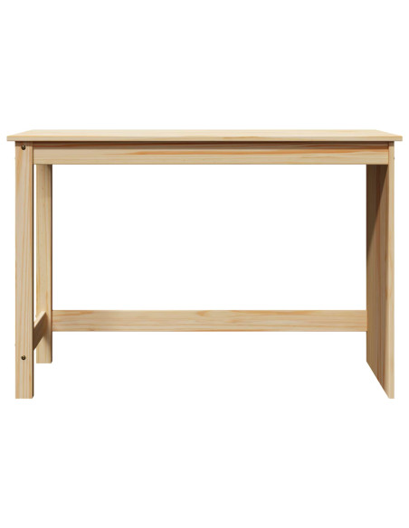 Scrivania Marrone 112 x 50 x 75 cm Legno di Pino Massello
