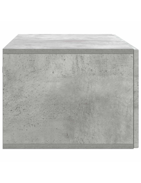 Mobile Porta TV da Muro Grigio Cemento 98 x 41 x 30 cm