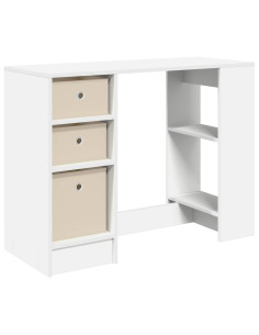 Scrivania Bianco 100 x 40 x 75 cm Legno multistrato 2