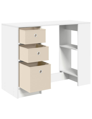 Scrivania Bianco 100 x 40 x 75 cm Legno multistrato