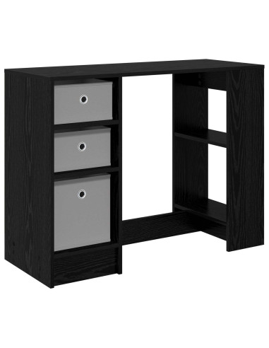 Scrivania Rovere Nero 100 x 40 x 75 cm Legno multistrato