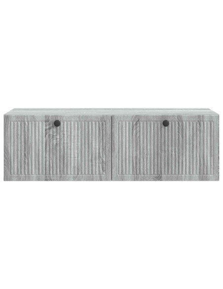 Mobile Porta TV da Muro Grigio Sonoma 98 x 41 x 30 cm