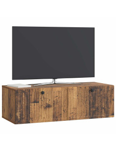 Mobile Porta TV da Muro Legno antico 98 x 41 x 30 cm 2