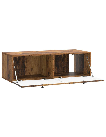 Mobile Porta TV da Muro Legno antico 98 x 41 x 30 cm