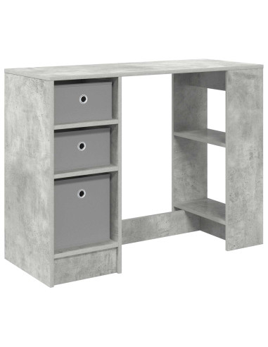 Scrivania Grigio cemento 100 x 40 x 75 cm Legno multistrato
