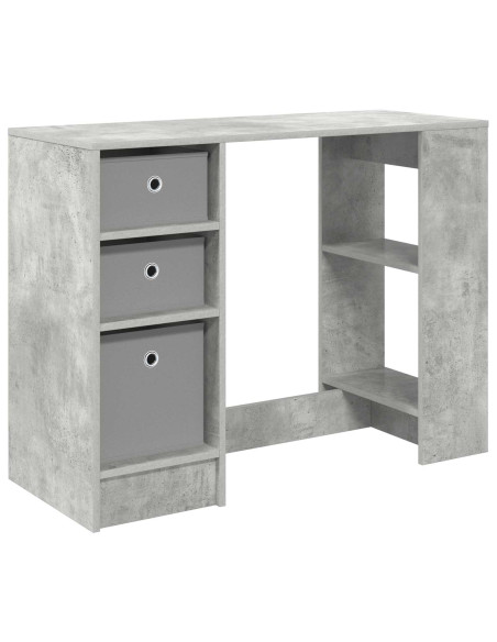 Scrivania Grigio cemento 100 x 40 x 75 cm Legno multistrato