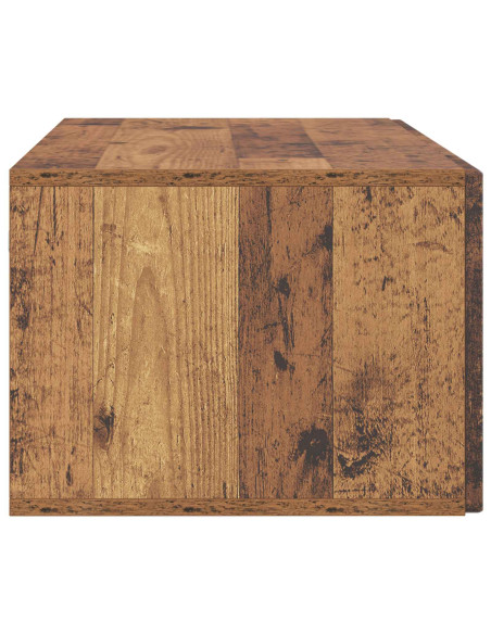 Mobile Porta TV da Muro Legno antico 98 x 41 x 30 cm