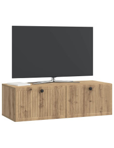 Mobile Porta TV da Muro Rovere Artigianale 98 x 41 x 30 cm 2