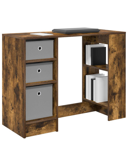 Scrivania Rovere fumé 100 x 40 x 75 cm Legno multistrato