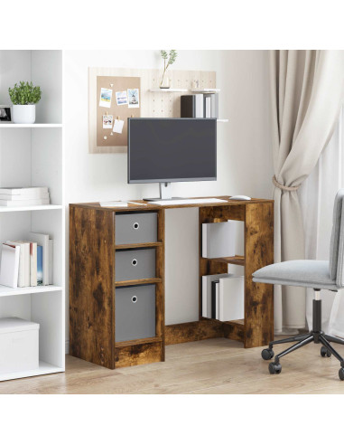 Scrivania Rovere fumé 100 x 40 x 75 cm Legno multistrato
