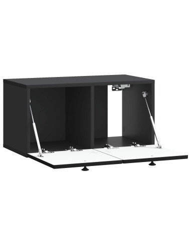Mobile Porta TV da Muro Nero 59,5 x 31 x 30 cm