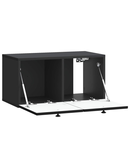 Mobile Porta TV da Muro Nero 59,5 x 31 x 30 cm