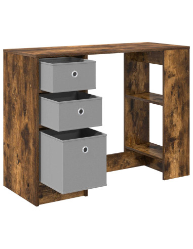 Scrivania Rovere fumé 100 x 40 x 75 cm Legno multistrato