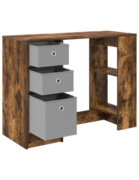 Scrivania Rovere fumé 100 x 40 x 75 cm Legno multistrato
