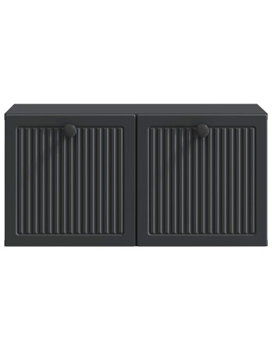 Mobile Porta TV da Muro Nero 59,5 x 31 x 30 cm