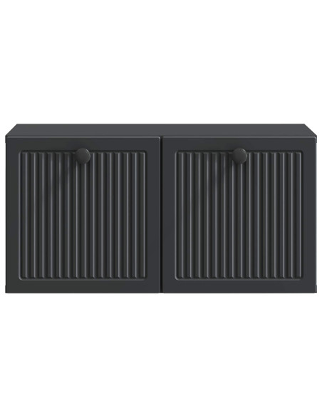 Mobile Porta TV da Muro Nero 59,5 x 31 x 30 cm