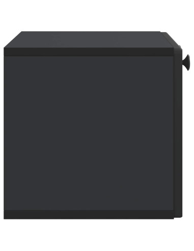 Mobile Porta TV da Muro Nero 59,5 x 31 x 30 cm