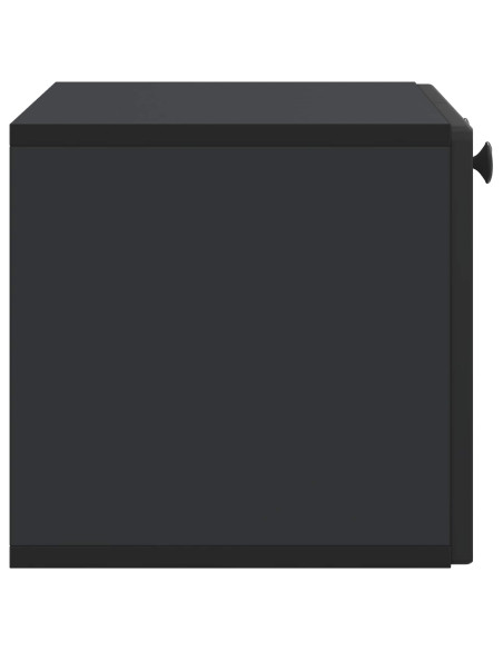Mobile Porta TV da Muro Nero 59,5 x 31 x 30 cm
