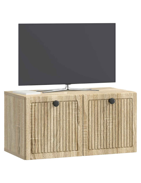 Mobile Porta TV da Muro Rovere Sonoma 59,5 x 31 x 30 cm