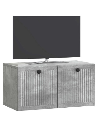 Mobile Porta TV da Muro Grigio Cemento 59,5 x 31 x 30 cm