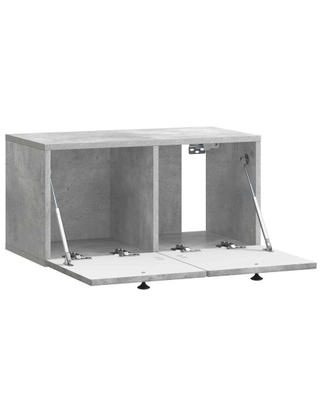 Mobile Porta TV da Muro Grigio Cemento 59,5 x 31 x 30 cm