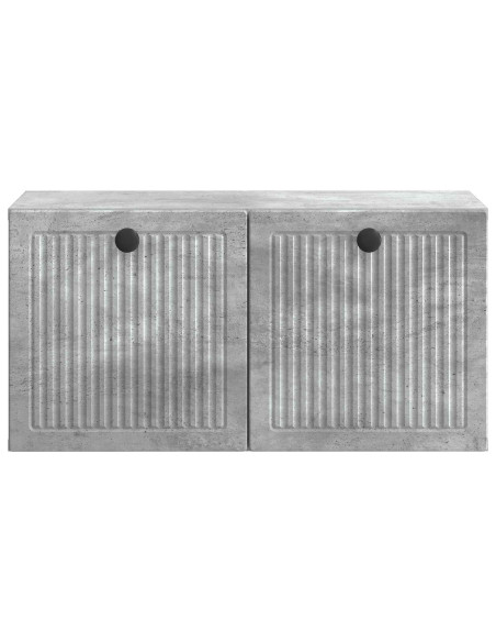 Mobile Porta TV da Muro Grigio Cemento 59,5 x 31 x 30 cm