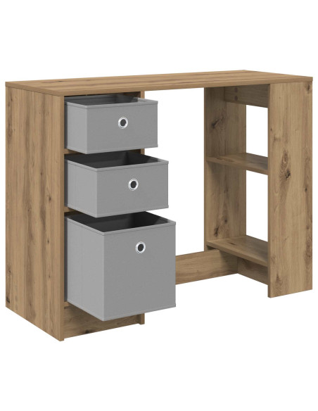 Scrivania Rovere artigianale 100 x 40 x 75 cm Legno multistrato