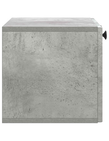 Mobile Porta TV da Muro Grigio Cemento 59,5 x 31 x 30 cm