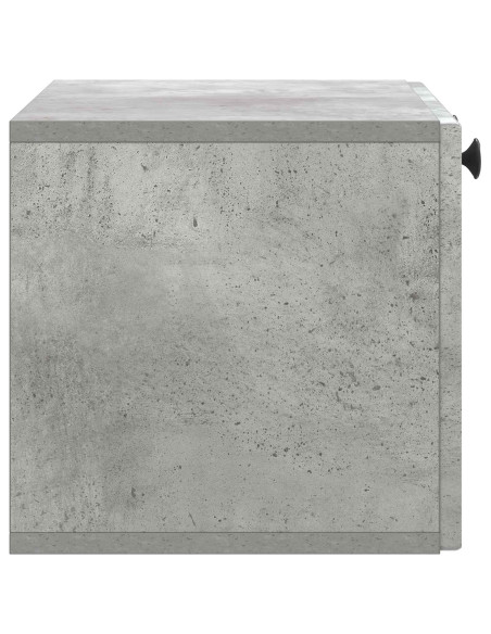 Mobile Porta TV da Muro Grigio Cemento 59,5 x 31 x 30 cm