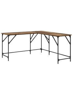 Scrivania Legno vecchio 149 x 149 x 75 cm Legno multistrato 2
