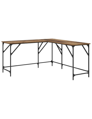 Scrivania Legno vecchio 149 x 149 x 75 cm Legno multistrato