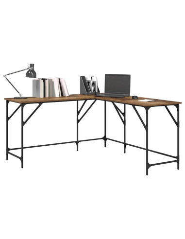 Scrivania Legno vecchio 149 x 149 x 75 cm Legno multistrato
