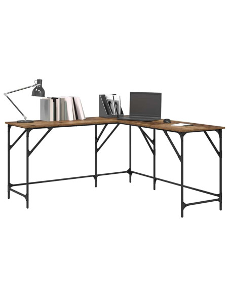 Scrivania Legno vecchio 149 x 149 x 75 cm Legno multistrato