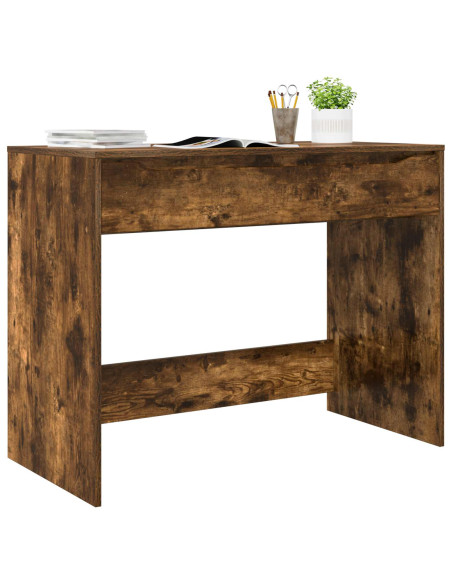 Scrivania con cassetto Quercia Affumicata 100 x 50 x 78 cm